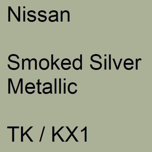 Nissan, Smoked Silver Metallic, TK / KX1.